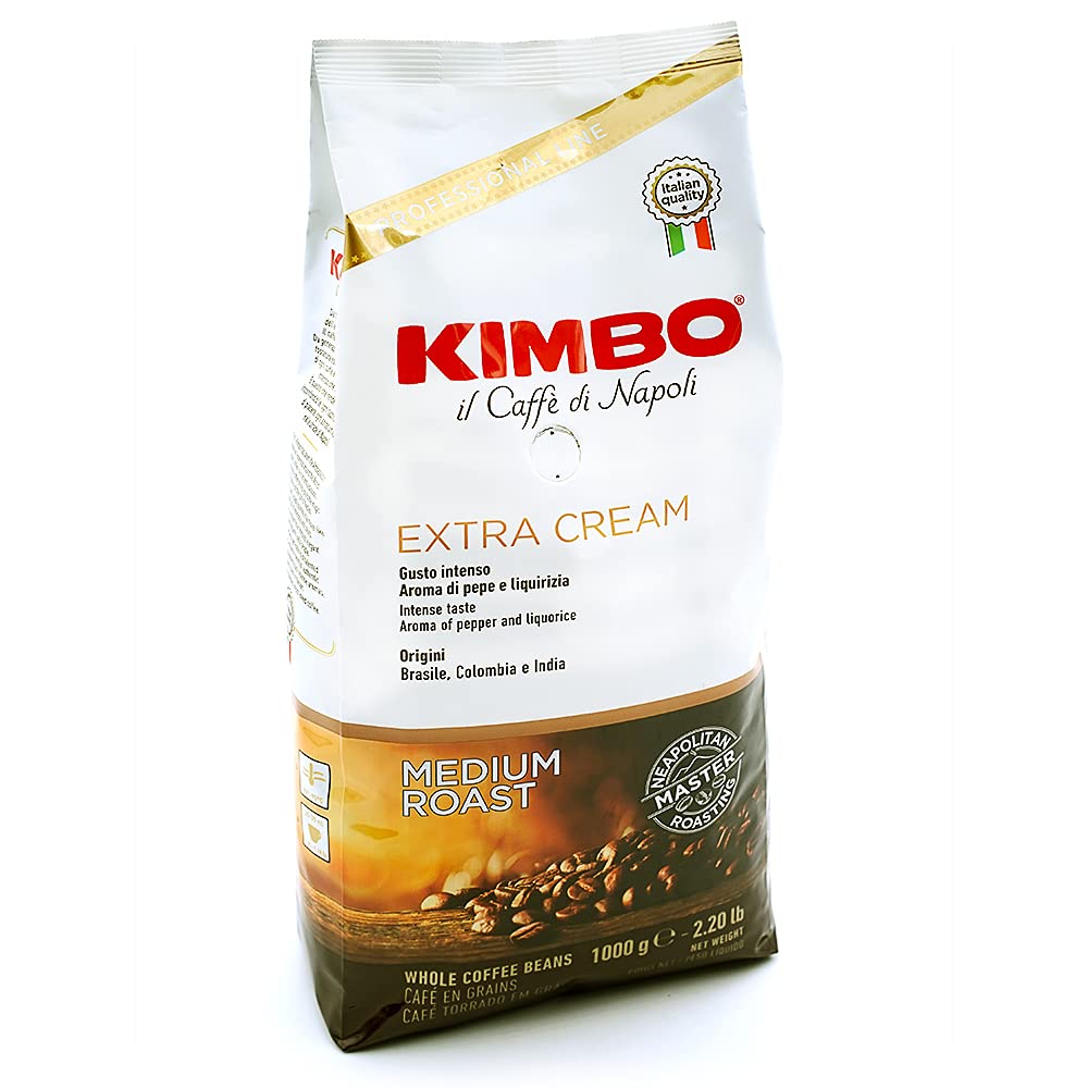 Café en grano kimbo extra cream