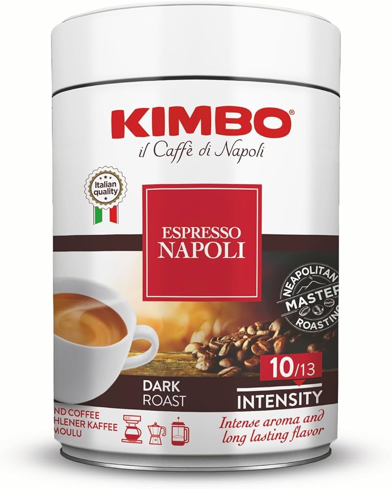Café molido kimbo espresso napoletano lata